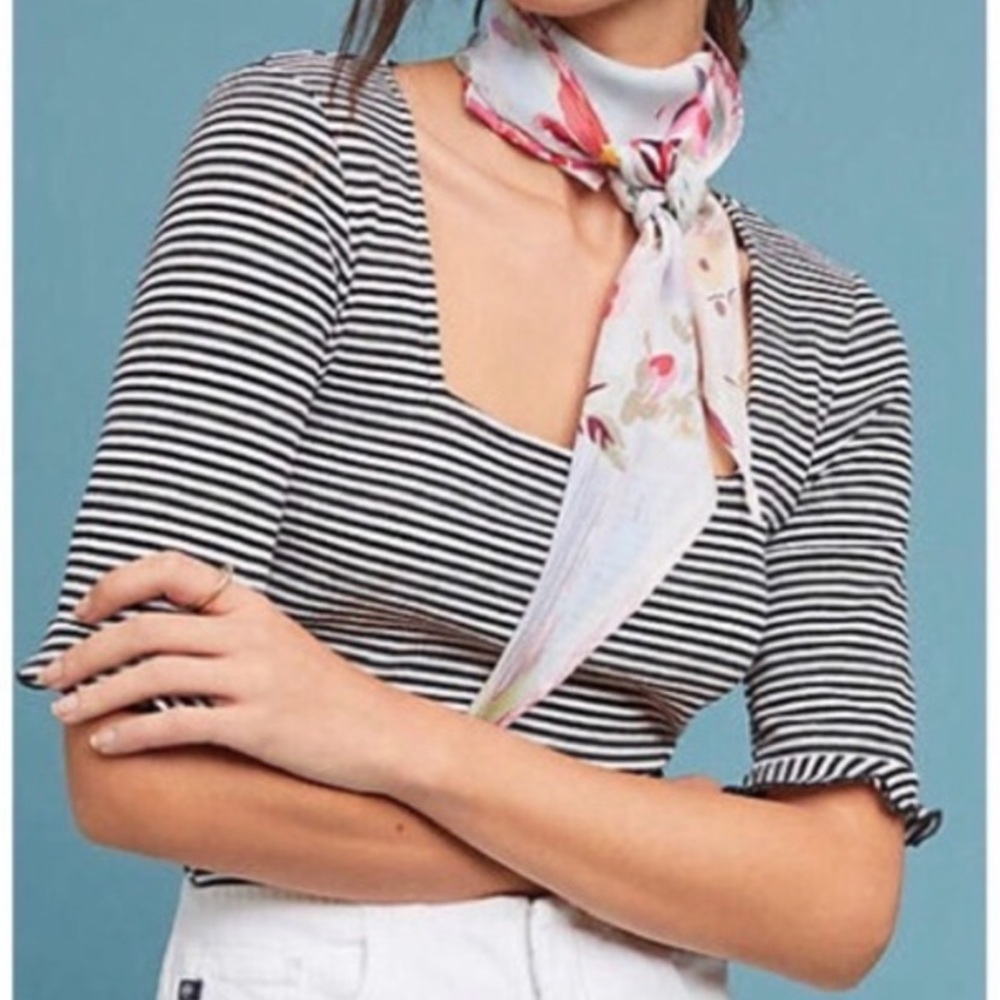 Fifth Label Square neck striped tee